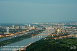 Viennaslide-01001208 Wien, Panorama vom Leopoldsberg - Vienna, Panorama from Leopoldsberg