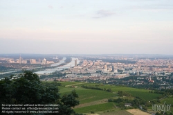 Viennaslide-01001222 Wien, Panorama mit Weinbergen - Vienna, Panorama with Wineyards