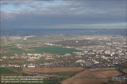 Viennaslide-01001240 Wien, Südraum nahe Schwechat, Luftbild // Vienna, Southern Outskirts, Aerial View