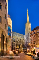 Viennaslide-01010117h Wien, Stephansdom zu Weihnachten - Vienna, St. Stephens Cathedral at Christmas Time