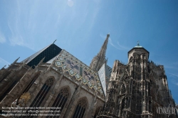 Viennaslide-01010210 Wien, Stephansdom, Nordturm und Albertinischer Chor - Vienna, St. Stephens Cathedral