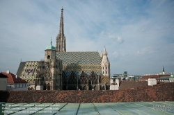 Viennaslide-01010213 Wien, Stephansdom, unfertiger Südturm und Langhaus - Vienna, St. Stephens Cathedral