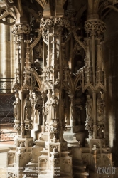 Viennaslide-01010302 Wien, Stephansdom, Innenraum, Pilgramkanzel, Kanzelfuß - Vienna, St. Stephens Cathedral, Interior