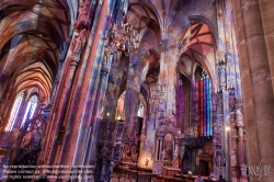 Viennaslide-01010332 Wien, Stephansdom, Innenraum, Fenster - Vienna, St. Stephens Cathedral, Interior