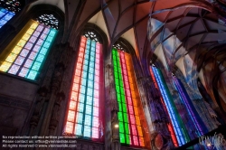 Viennaslide-01010333 Wien, Stephansdom, Innenraum, Fenster - Vienna, St. Stephens Cathedral, Interior