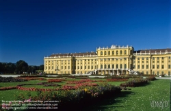 Viennaslide-01020210 Wien, Schloß Schönbrunn, Gartenfassade - Vienna, Schoenbrunn Palace, Garden Facade