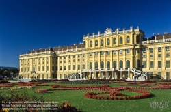 Viennaslide-01020211 Wien, Schloß Schönbrunn, Gartenfassade - Vienna, Schoenbrunn Palace, Garden Facade