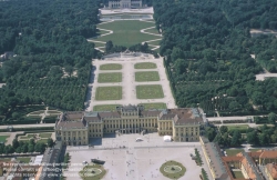Viennaslide-01020281 Wien, Schloß Schönbrunn, Luftbild - Vienna, Schoenbrunn Palace, Aerial View