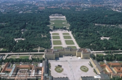 Viennaslide-01020283 Wien, Schloß Schönbrunn, Luftbild - Vienna, Schoenbrunn Palace, Aerial View