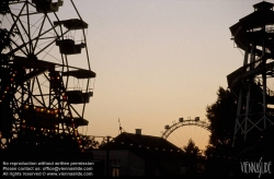 Viennaslide-01030125 Wien, Wurstelprater, Morgendämmerung - Vienna, Prater