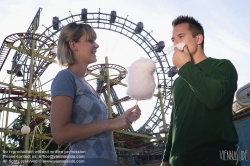 Viennaslide-01030226 Wien, Junges Paar im Prater - Vienna, Young Couple in Prater