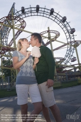 Viennaslide-01030231 Wien, Junges Paar im Prater - Vienna, Young Couple in Prater