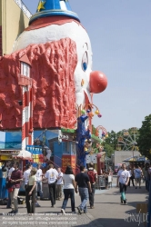 Viennaslide-01030246 Wien, Wurstelprater, Clown - Vienna, Wurstelprater, Clown