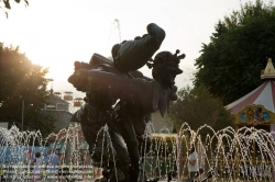 Viennaslide-01030251 Wien, Wurstelprater, Kasperlbrunnen - Vienna, Wurstelprater, Fountain