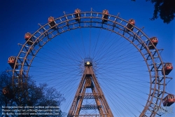 Viennaslide-01031113 Wien, Wurstelprater, Riesenrad - Vienna, Prater, Giant Wheel