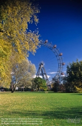 Viennaslide-01031154 Wien, Wurstelprater, Riesenrad - Vienna, Prater, Giant Wheel