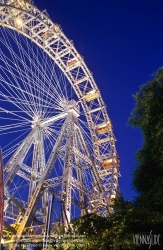 Viennaslide-01031168 Wien, Wurstelprater, Riesenrad - Vienna, Prater, Giant Wheel