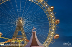 Viennaslide-01031222 Wien, Prater, Riesenrad - Vienna, Prater, Giant Wheel