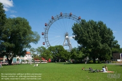 Viennaslide-01031237 Wien, Prater, Kaiserwiese und Riesenrad - Vienna, Prater, Giant Wheel