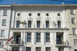 Viennaslide-01050153 Wien, Otto-Wagner-Häuser am Rennweg, heute serbische Botschaft - Vienna, Houses by Otto Wagner, today Serbian Embassy