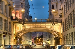 Viennaslide-01050160h Wien, Jugendstil, Hohe Brücke, Josef Hackhofer 1904 - Vienna, Art Nouveau Bridge 'Hohe Bruecke', Josef Hackhofer 1904