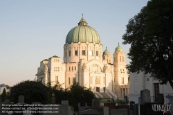 Viennaslide-01051322 Wien, Zentralfriedhof, Karl-Borromäus-Kirche (auch Dr.-Karl-Lueger-Gedächtniskirche), Max Hegele 1908-1910