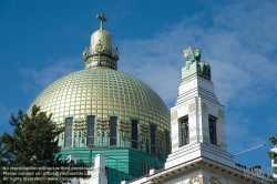 Viennaslide-01051440 Wien, Kirche am Steinhof (auch Kirche zum Heiligen Leopold) von Otto Wagner 1904-1907 - Vienna, Steinhof Church (or St Leopold Church) by Otto Wagner 1904-1907