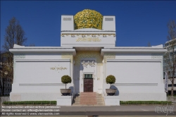 Viennaslide-01051964 Wien, Secession, Architekt Joseph Maria Olbrich, 1898 // Vienna, Secession Building by  Architect Joseph Maria Olbrich, 1898