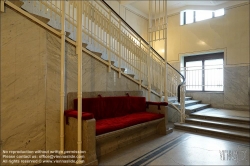 Viennaslide-01052488 Wien, Postsparkassa von Otto Wagner, 1906, Stiegenhaus // Vienna, Postal Savings Bank by Otto Wagner, 1906, Staircase