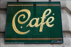 Viennaslide-01060103 Wien, Kaffeehausschild (Cafe Amadeus)