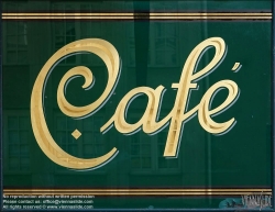 Viennaslide-01060103a Wien, Kaffeehausschild (Cafe Amadeus)