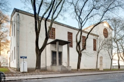 Viennaslide-01080703f Seipel-Dollfuß-Gedächtniskirche, Vogelweidplatz 7, Clemens Holzmeister 1934