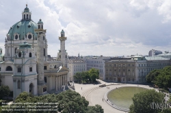 Viennaslide-01081164 Wien, Karlskirche - Vienna, Church St.Charles