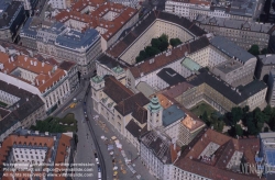 Viennaslide-01082699 Wien, Freyung, Schottenkirche, Luftbild