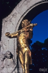 Viennaslide-01090235 Wien, Denkmal Johann Strauss im Stadtpark - Vienna, Johann Strauss Monument
