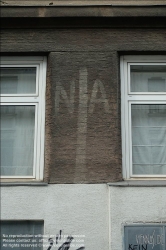 Viennaslide-01108135 Wien, Hinweis auf Luftschutzkeller (LSK) oder Notausgänge (NA) aus der Zeit des Bombenkriegs, Sautergasse 26