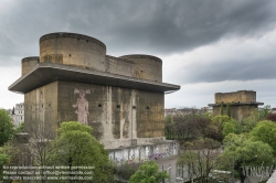 Viennaslide-01108300 Wien, Flakturm Arenbergpark - Vienna, Flak Tower Arenbergpark