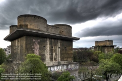 Viennaslide-01108300h Wien, Flakturm Arenbergpark - Vienna, Flak Tower Arenbergpark