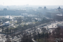 Viennaslide-01110288 Wien, Blick über die Ringstraße, Volksgarten - Vienna, View over the Ringstrasse