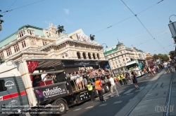 Viennaslide-01110905 Wien, Ringstraße, Streetparade