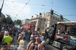 Viennaslide-01110907 Wien, Ringstraße, Streetparade