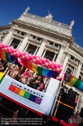 Viennaslide-01110977 Wien, Regenbogenparade 2009 - Vienna, Rainbow Parade 2009