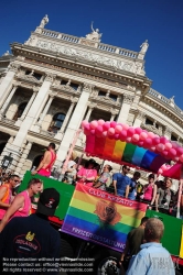 Viennaslide-01110978 Wien, Regenbogenparade 2009 - Vienna, Rainbow Parade 2009