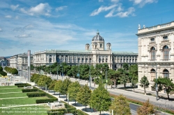 Viennaslide-01112205h Wien, Vorplatz Museumsquartier, Naturhistorisches Museum - Vienna, Museum of Natural History