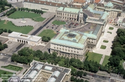 Viennaslide-01113099 Wien, Luftbild, Hofburg - Vienna, Aerial View, Hofburg