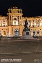 Viennaslide-01113154f Wien, Hofburg, Neue Burg, Reiterdenkmal Prinz Eugen von Savoyen (1865) von Anton Dominik Fernkorn und Franz Pönninger