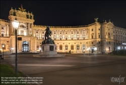 Viennaslide-01113156f Wien, Hofburg, Neue Burg, Reiterdenkmal Prinz Eugen von Savoyen (1865) von Anton Dominik Fernkorn und Franz Pönninger