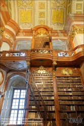 Viennaslide-01113936 Wien, Prunksaal der Österreichischen Nationalbibliothek, Johann Fischer von Erlach 1723 // Vienna, State Hall of the Austrian National Library, Johann Fischer von Erlach 1723