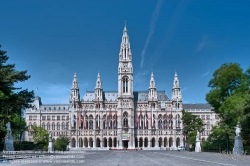 Viennaslide-01116072h Wien, Ringstraße, Rathaus - Vienna, Ringstrasse, Town Hall