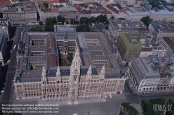 Viennaslide-01116098 Wien, Ringstraße, Rathaus, Luftbild - Vienna, Ringstrasse, Town Hall, Aerial View